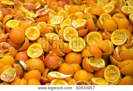 squeezed oranges