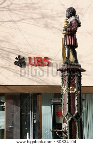 Swiss bank UBS building
