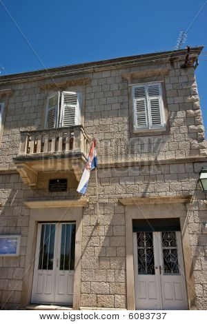 Stein Block Altbau In Kroatien