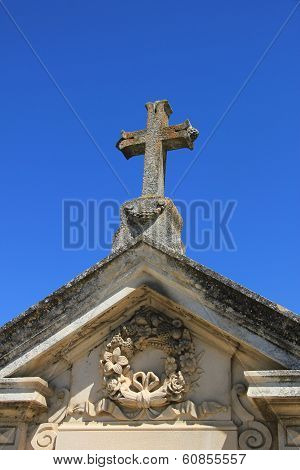 Ossuary Detail In Southern France