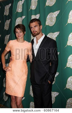 LOS ANGELES - FEB 28:  Shailene Woodley, Theo James at the 2014 Publicist Luncheon at Beverly Wilshire Hotel on February 28, 2014 in Beverly Hills, CA
