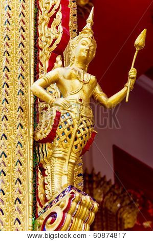 Thai art of god sculpture