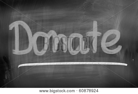 Donate Concept