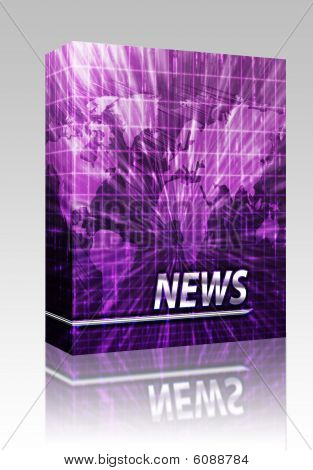 News Splash Screen Box Package