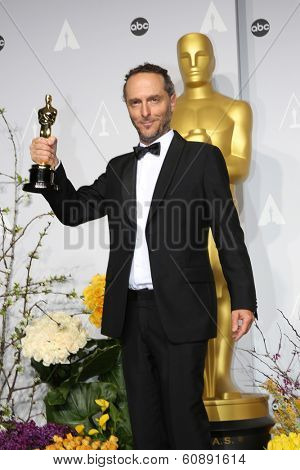 LOS ANGELES - MAR 2:  Emmanuel Lubezki at the 86th Academy Awards at Dolby Theater, Hollywood & Highland on March 2, 2014 in Los Angeles, CA
