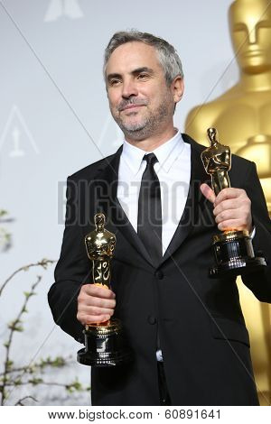 LOS ANGELES - MAR 2:  Alfonso Cuaron at the 86th Academy Awards at Dolby Theater, Hollywood & Highland on March 2, 2014 in Los Angeles, CA