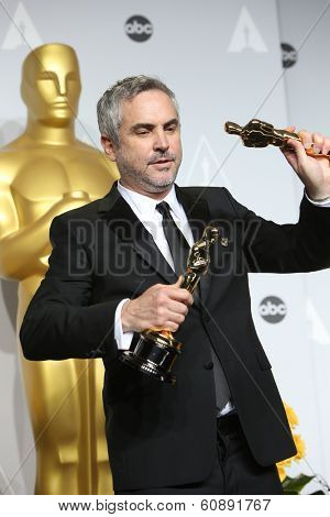 LOS ANGELES - MAR 2:  Alfonso Cuaron at the 86th Academy Awards at Dolby Theater, Hollywood & Highland on March 2, 2014 in Los Angeles, CA