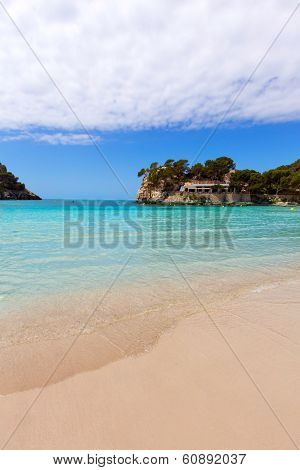 Menorca Cala Galdana Beach in Ciutadella at Balearic islands