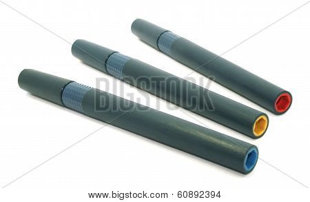 Set Of Colored Pens