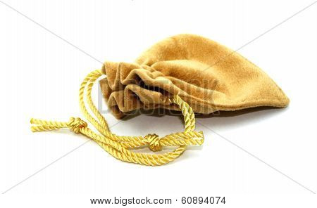 Jewelry Bag Isolated On White Background