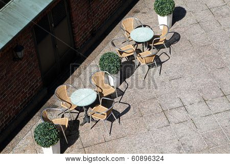 Outdoor cafe