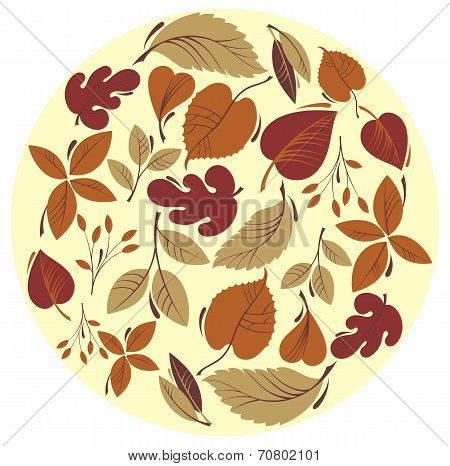 Autumn leaf background