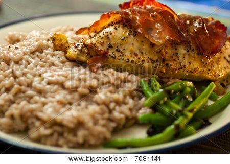 Pollo con Risotto