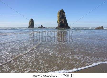 Rocas y marea