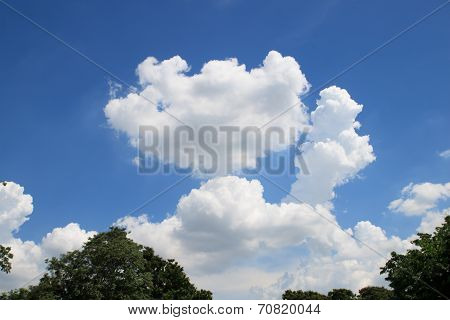 Blue Sky With Clouds