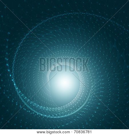 3D Abstract Data Lines Background | EPS10 Vector Illustration