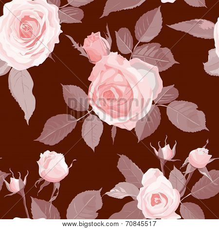 Decorative Floral Seamless Pattern.