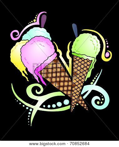 Ice cream cones