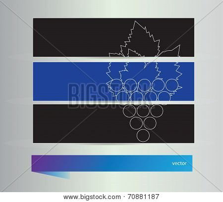 Vector set of banners
