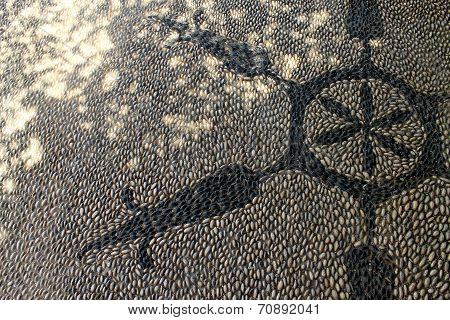 pebble mosaic