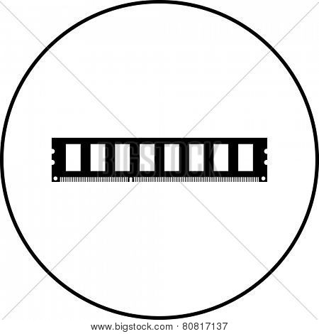 ram memory stick symbol