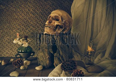 Still Life With A Skull.