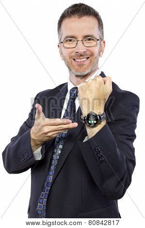Smartwatch on Businessman