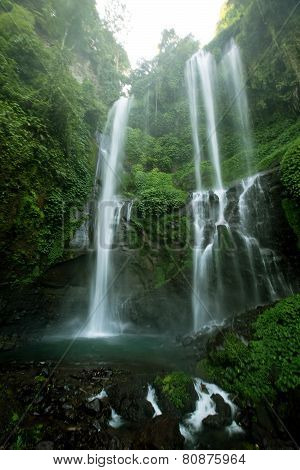 Sekumpul Waterfalls In Bali, Indonesia