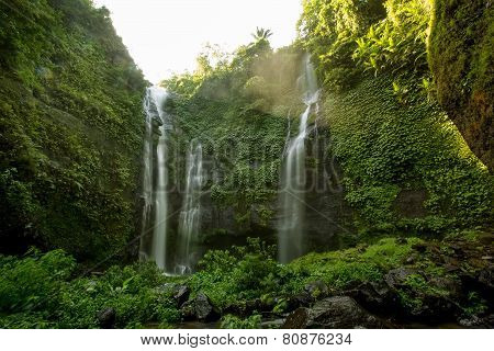 Sekumpul Waterfalls In Bali, Indonesia