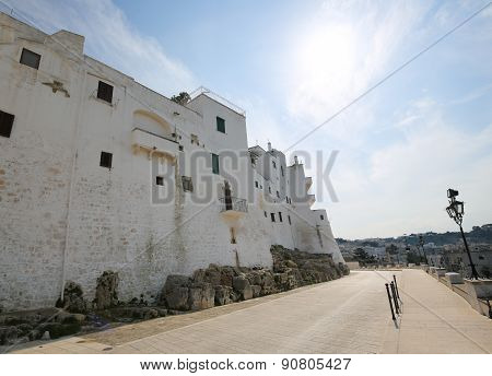 City Walls Of Ostuni, Puglia, Italy