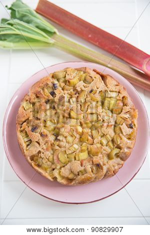 Sweet Rhubarb cake
