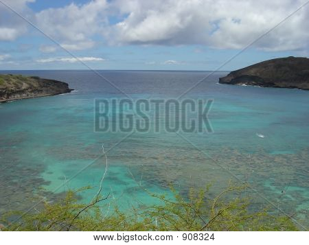 La baie de Hanauma, Oahu, Hawaï