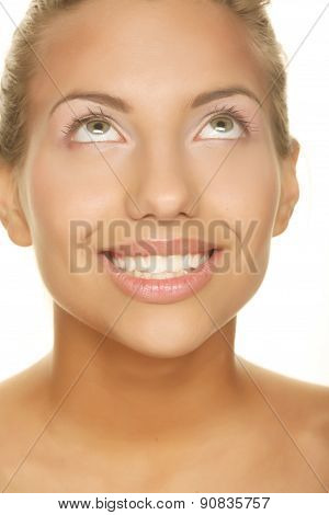 unblemished beauty giving you a big smile