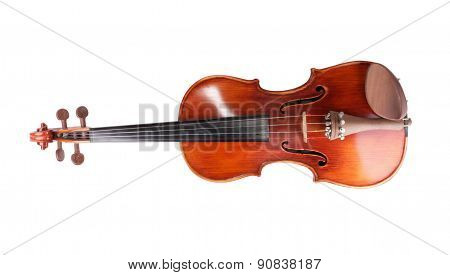 Red Violin Isolated