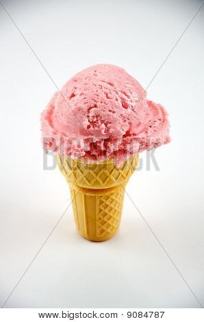 Stożek lody Truskawkowe