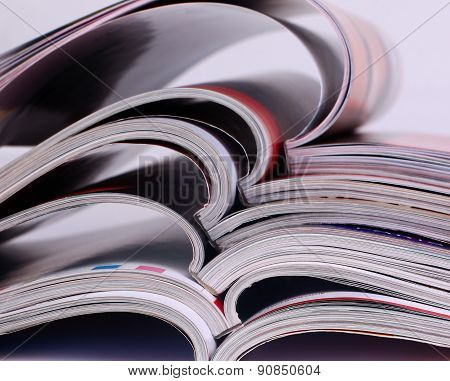 pile of magazines - colorful