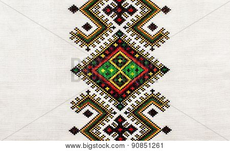 Embroidered . Ukrainian Ethnic Orname