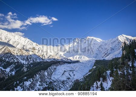 Idyllic of mountain peak
