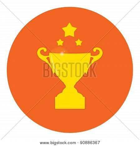 Winner Badge,champions Cup, Celebration, Greeting Card.