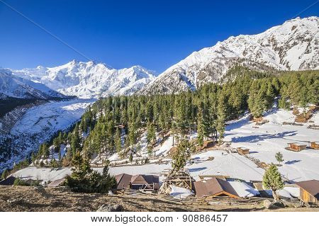 Idyllic of mountain peak