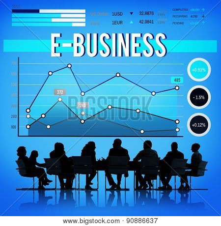 E-business Online Technology Marketing Business Concept