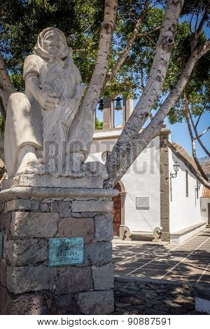 Sculpture in Fataga