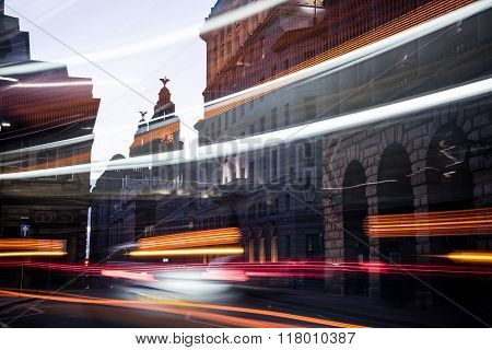 Light Trails in Liverpool