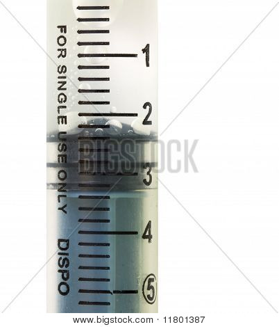 Tek kullanımlık 5Ml şırınga yakın kadar izole