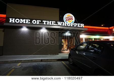 Burger King at Night