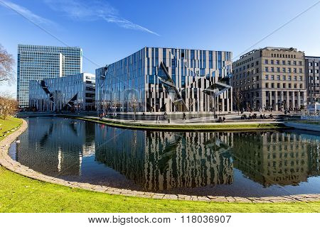 View Of The Ko - Bogen. The Ko-bogen Is A Large-scale Office And Retail Complex Designed By The New