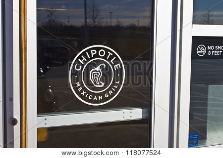 Indianapolis - Circa February 2016: Chipotle Mexican Grill Restaurant VI