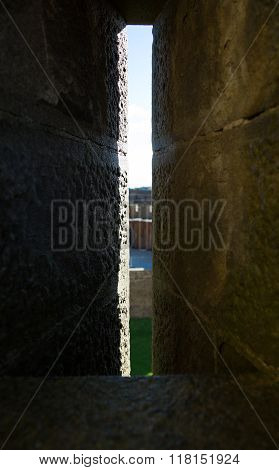 Fortress Walls In Carcassonne France