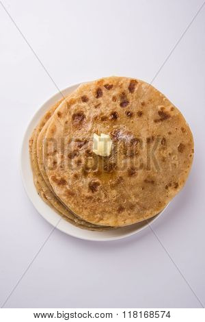 Puran poli is important sweet menu in holi festival in india, indian dessert, puran roti, indian swe