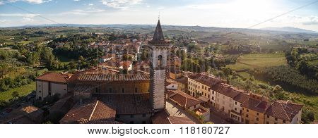 Panoramic Conti Guidi Castle View